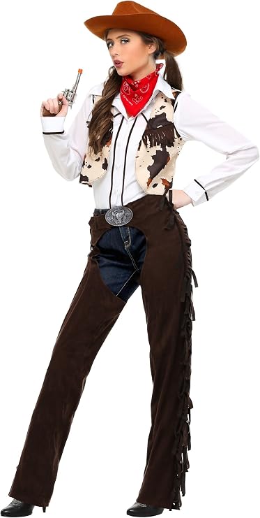 Adult Cowgirl Chaps Plus Size Costume 2X 3X XXL L