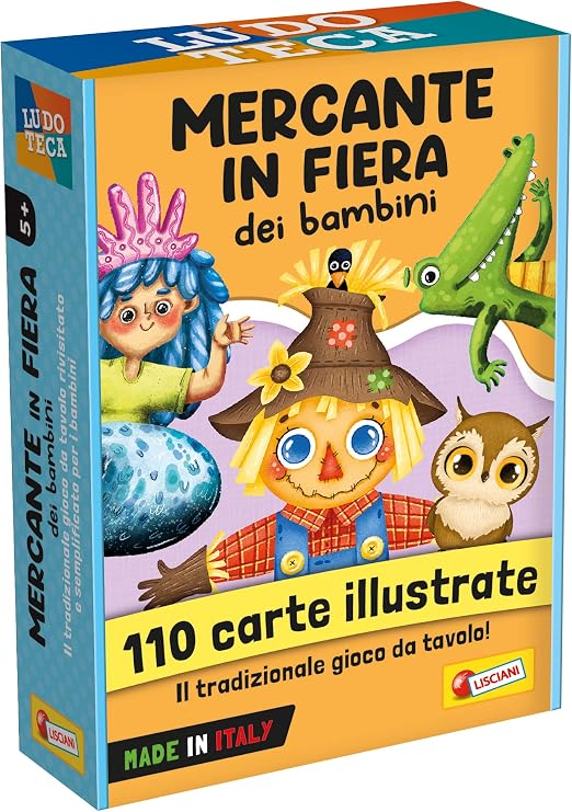 Lisciani Giochi - Ludoteca Le Carte dei Bambini Merchante in Fiera, Colour, 96695