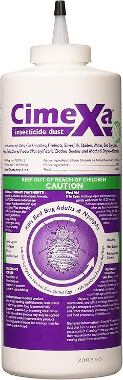 Rockwell Labs - CXID032 - Cimexa Dust - Insecticide - 4 oz