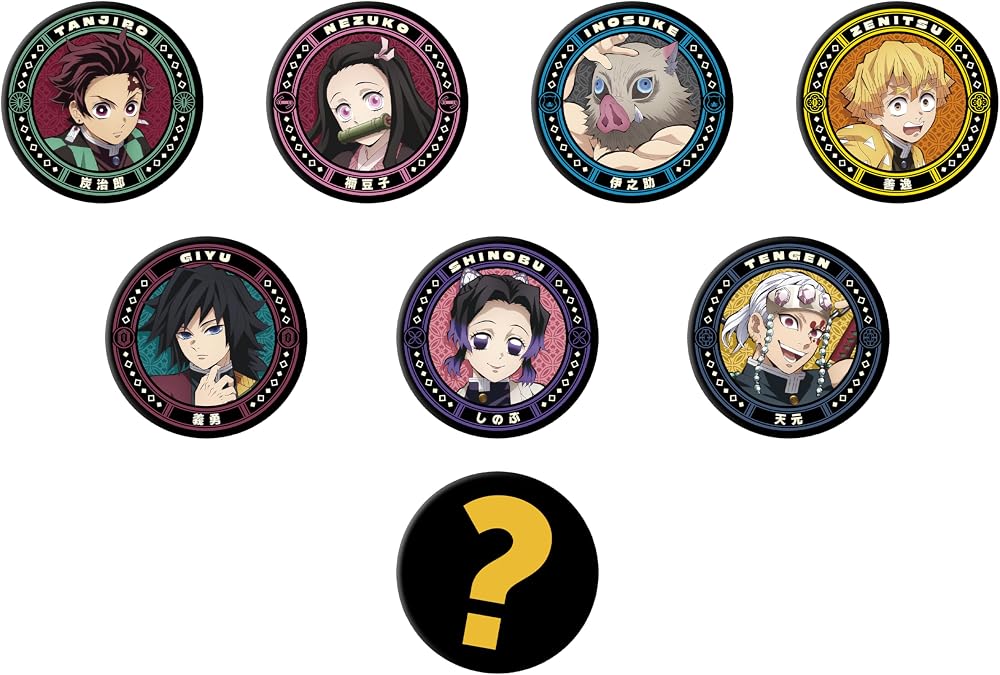 ABYstyle Demon Slayer Surprise Bag Badge Pack Anime Manga Accessories Merch Gift