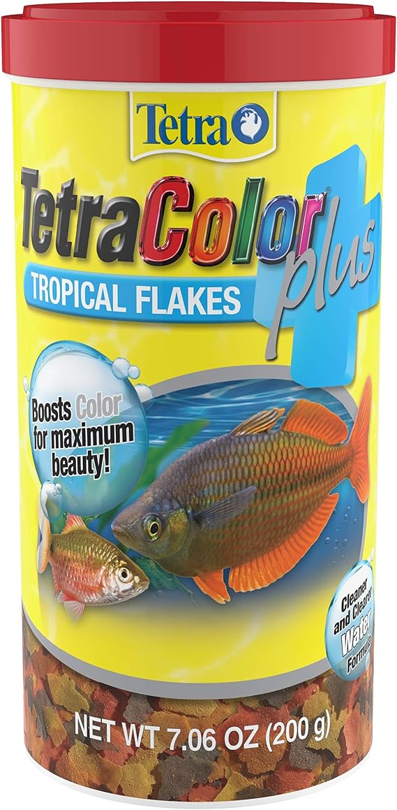 Tetra ColorPlus Tropical Flakes Fish Food, 7.06 oz