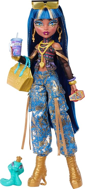 Monster High Cleo De Nile Doll with Pet Cobra