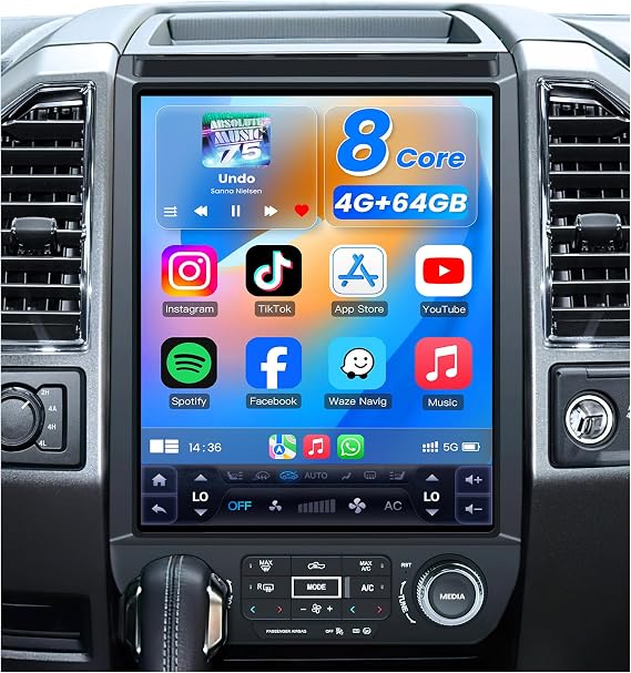 [8Core 4GB+64GB] Car Radio for Ford F150 2015 2016 2017 2018 2019