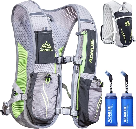 Trail Bag 5.5 L Hydration Vest Lightweight Hydration Backpack for Marathon Hiking MTB Running Men Women