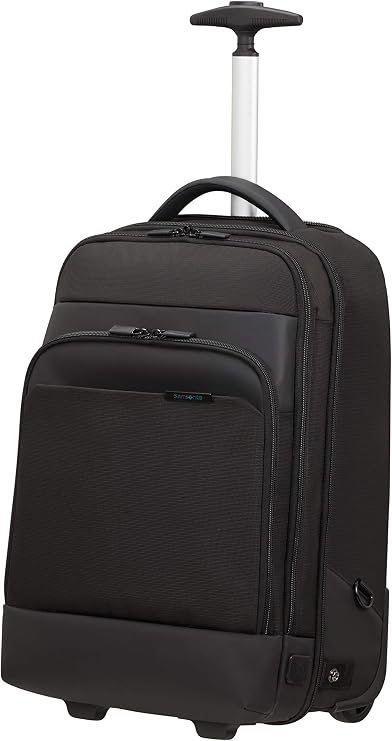 Samsonite Mysight - Dizüstü Bilgisayar Sırt Çantası, 2 Tekerlekli (48 cm - 25,5 L), Siyah (Siyah)