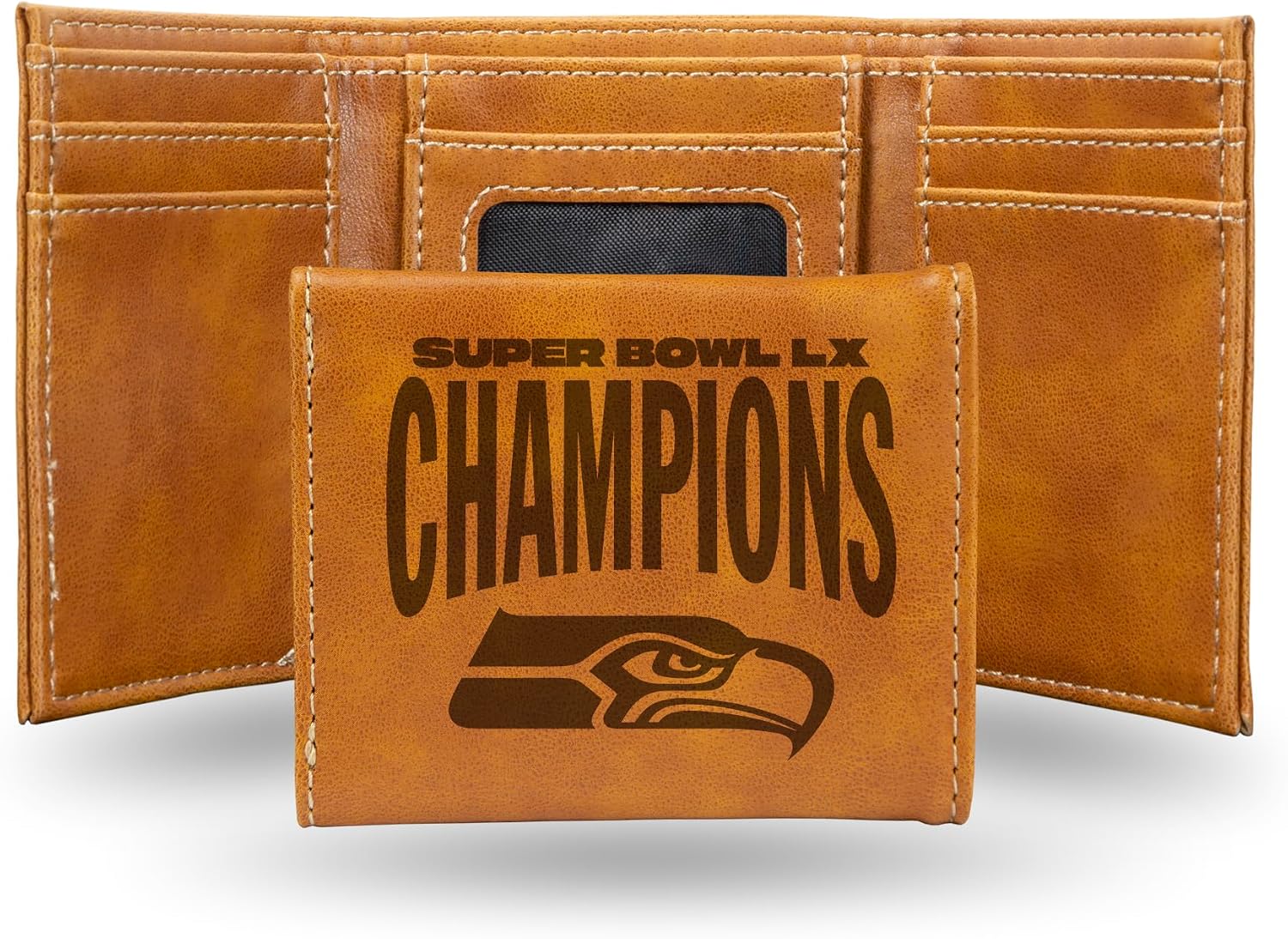 Rico Industries NFL ユニ Letri レーザー刻印 三つ折り