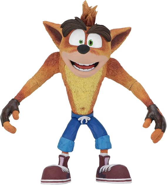 NECA - Crash Bandicoot - 7 Scale Action Figure - Basic Crash Figure