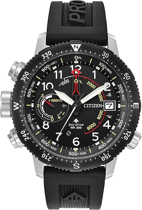 CITIZEN Men's Eco-Drive Promaster Altichron 47mm Stainless Steel BN5058-07E