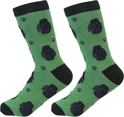 Socks - Fun Unisex Crazy Pet Lover Novelty Funny Gifts for Dog Lovers Cute Pattern Casual Crew One Size Fits most
