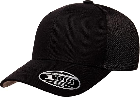 Flexfit Men's one_Size Trucker Cap, Black, Alpha