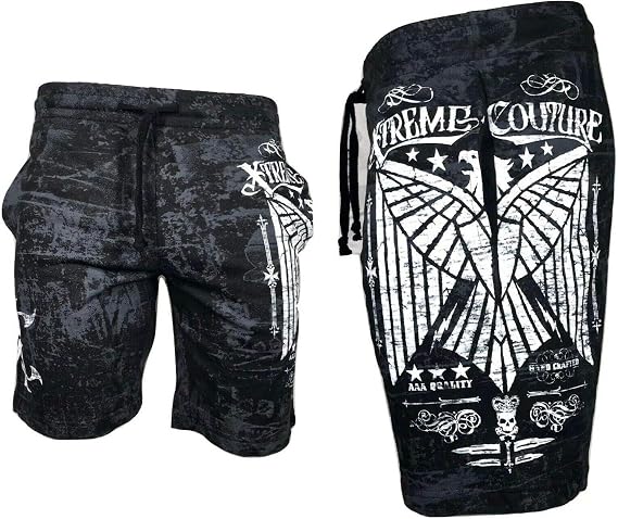 Xtreme Couture Affliction Men Shorts Connect Athletic Fighter MMA Gym S-5XL $54