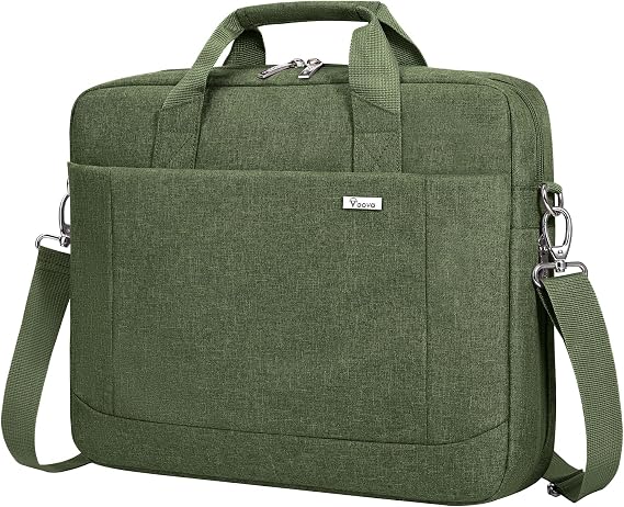 Voova 17.3-17 Inch Laptop Bag, Computer Bag, MacBook Bag, Army Green
