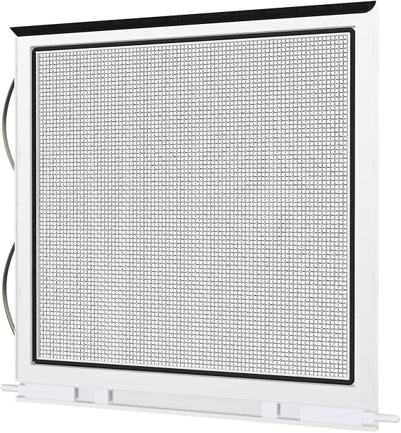 Double Hung Half Screen with Latches (DH3) No Rattling & Warping in Your Window Frame, Available in 4 Colors with Premium Mesh Options, Built to Custom Measurements for Easy Installation and Removal