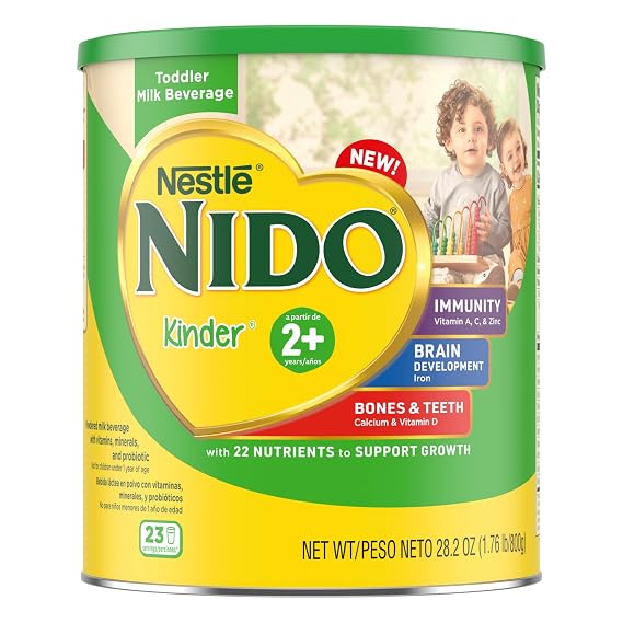 Nestle Nido Kinder 2+ Toddler Milk Powder, 800 G, 6 Pack