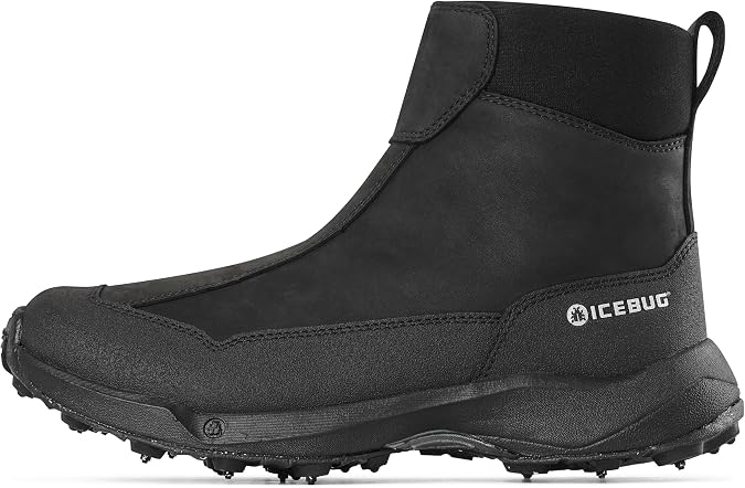 Icebug Womens Metro2 Nubuck BUGrip Winter Walking Boot with Carbide Studded Traction Sole