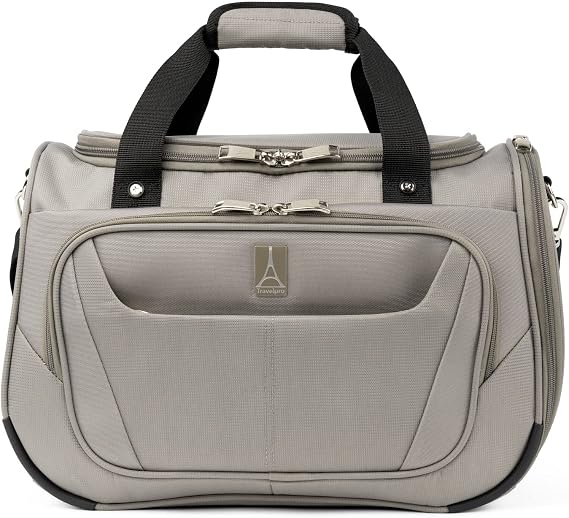 Travelpro Maxlite 5 Softside Lightweight Underseat Carry-On Travel Tote, Overnight Weekender Bag, Men and Women, 18 inch, Champagne, Maxlite 5 Lightweight Carry-on 18-Inch