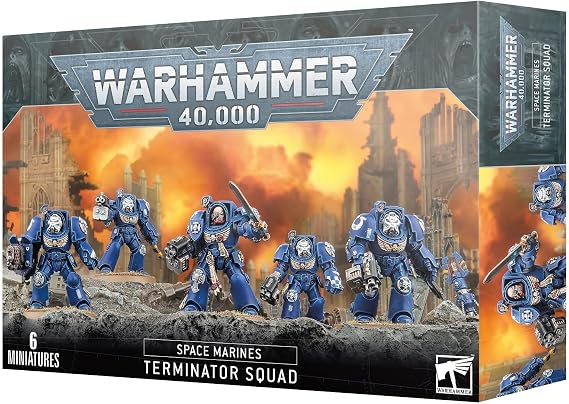 Games Workshop - Warhammer 40,000 - Space Marines: Terminator Squad (2023 Edition), Blue