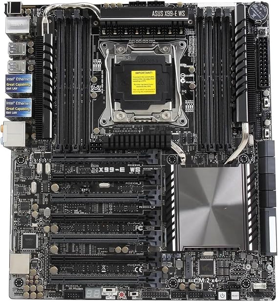 Computer Motherboards Fit for ASUS X99-E WS Workstation Intel X99 Motherboard 128GB DDR4 3200 LGA 2011-v3 USB 3.1 CEB Support ntel Xeon CPU E5-1600 CPU