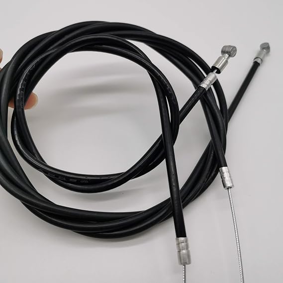 Jessica wel you 1 Pair Front and Rear Brake Cable,Black Bicycle Brake Wire