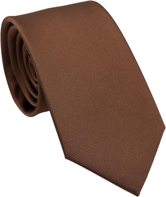 Extra Long Solid Tie for Men Big and Tall, 63 or 70 inch XL Plain Ties