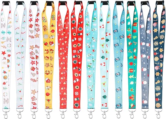 Cholemy 60 Lanyards for ID Badges Assorted Lanyards for Women ID Badges Name