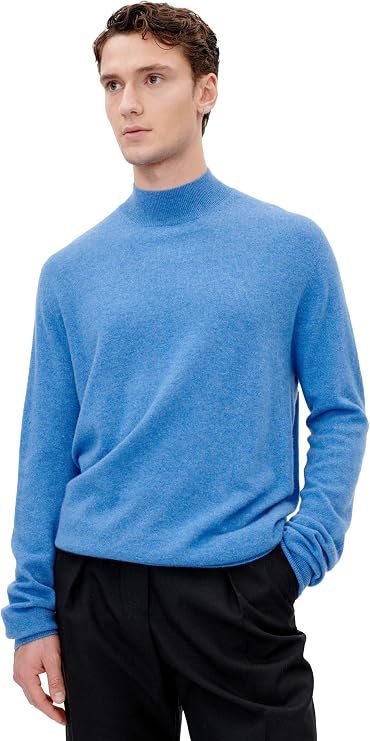 GOBI Essential Mock Neck Cashmere Sweater