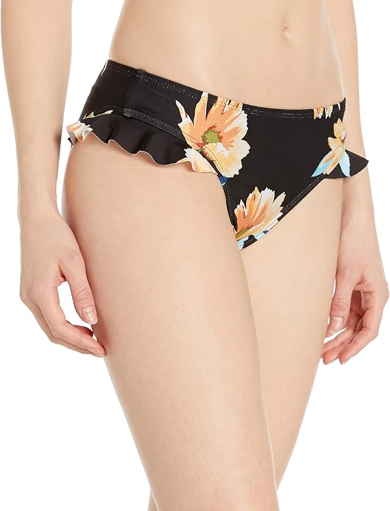 Ella Moss Women's Ruffle Side Swimsuit Bikini Bottom