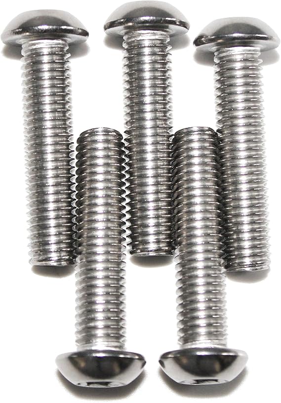 Fullerkreg M3 x 35mm Button Head Screws, Stainless Steel, 25Pcs | Allen Drive, ISO 7380, Passivated, Reusable Storage Case