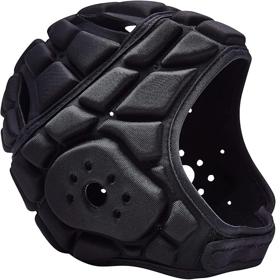 COOLOMG Soft Shell Flag Football Helmet 7v7 Rugby Helmet Scrum Cap