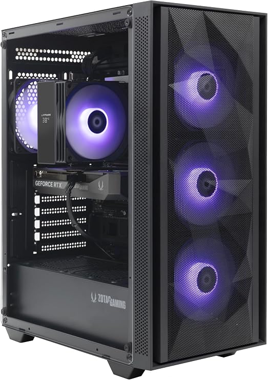 ZOTAC MEK Gaming PC Desktop, Core Ultra 5 250KF, NVIDIA RTX 5060 Ti 8GB