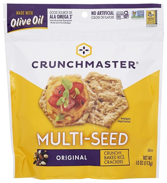 Crunchmaster Multi-Seed Crackers, Original, 4 Ounce
