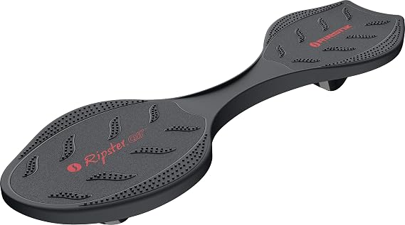 Black Label Ripster Air Razor Mini Ripstik/Carving Casterboard/Wave Board + Bonus: Active E Balance Necklace $49 Value