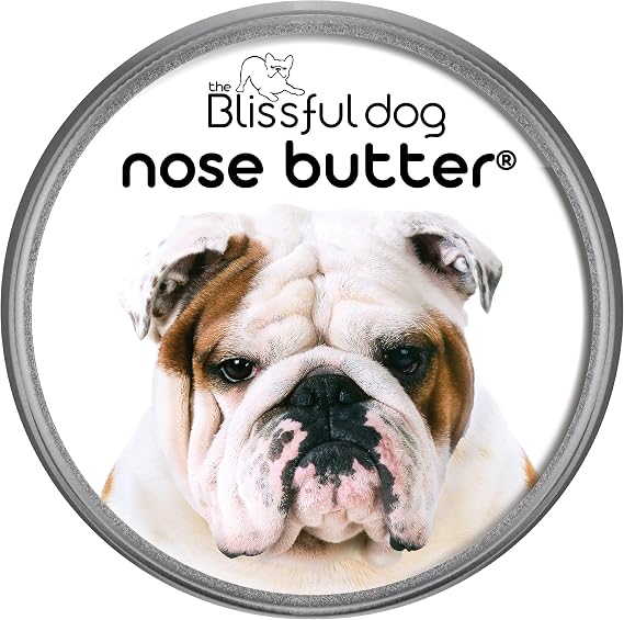The Blissful Dog Nose Butter 1 oz – Unscented Bulldog Snout Care | Fast-absorbing formula softens dry, crusty skin; handcrafted with shea, almond and olive oils for gentle daily use