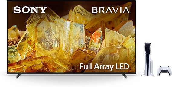 Sony 65 Inch 4K Ultra HD TV X90L Series & PlayStation 5 Disc Edition Console (Slim)