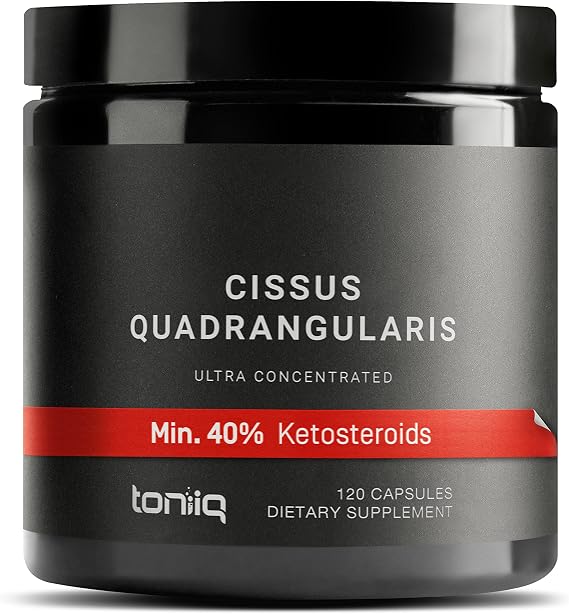 Toniiq Cissus Quadrangularis Capsules - Min. 40% Ketosteroids