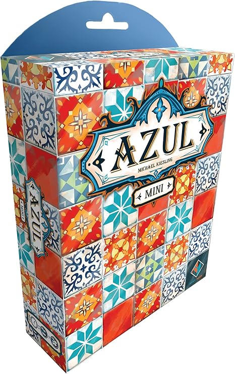 Azul Mini Board Game - Portable Tile-Placement Fun, Strategy Game for Kids and Adults, Ages 8+, 2-4 Players, 30-45 Minute Playtime, Made by Next Move Games