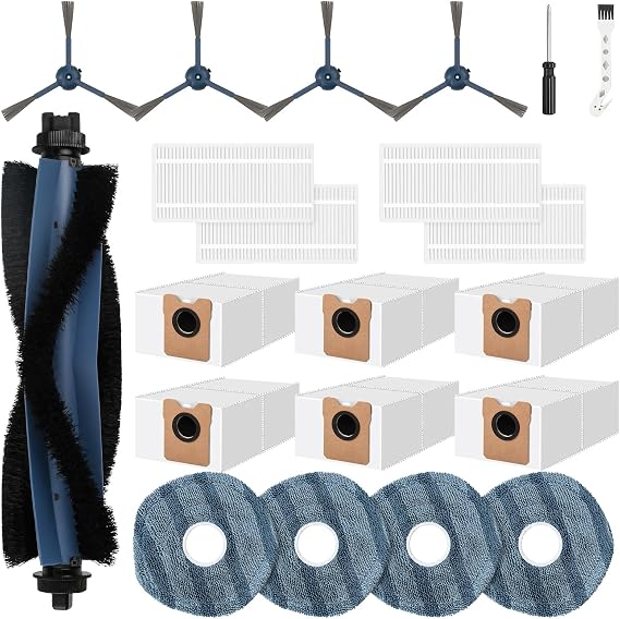 21 Pcs Accessories Kit for eufy Omni C20 Robot Vacuum, Replacement Parts