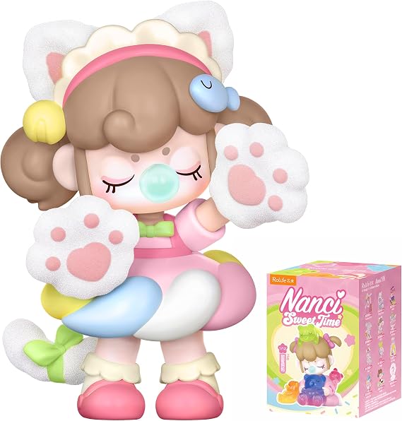 Rolife Nanci Action Figures - Sweet Time Surprise Blind Box Collectible Art Toy, Match with Super Creator Sets, Creative Christmas Birthday Gifts Adults