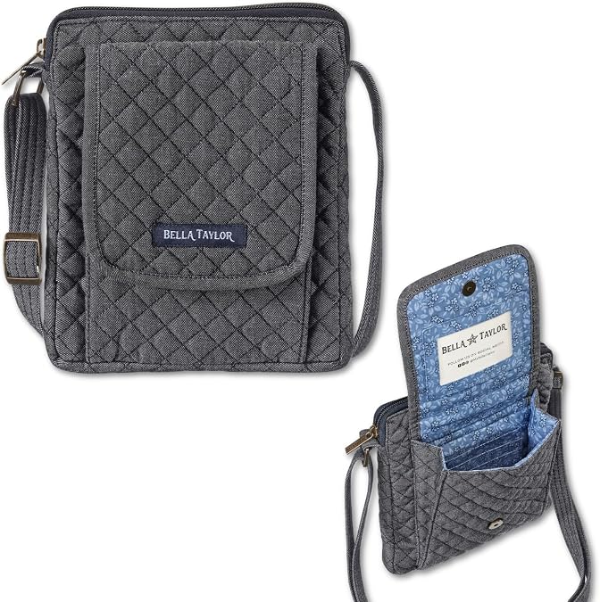 Bella Taylor Mini Crossbody, Quilted Handbag for Women