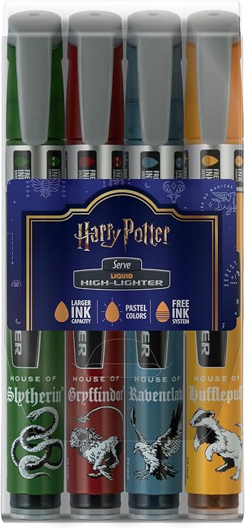 Serve Likit Kalem Harry Potter 4'lu Pet Blister