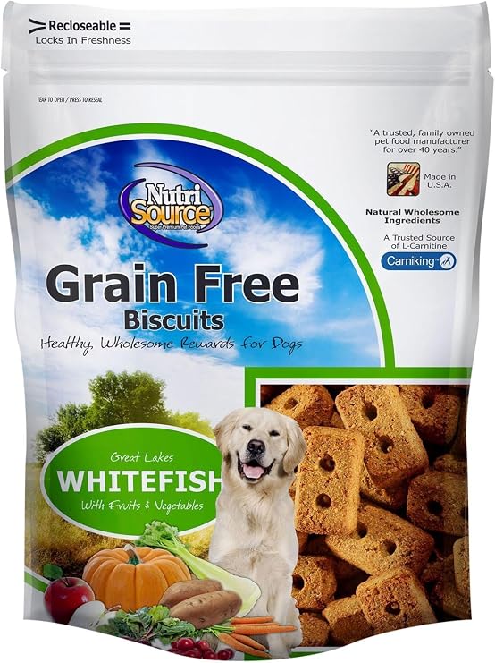 Nutri Source Grain Free Fish Biscuit - 14 Oz