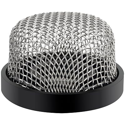 Marine Aerator Screen Strainer Stainless Steel Mesh 34Inch -14, Compatible with Livewell Pump Impellers in Aeration System, AC Water Drain Line, Industrial Plumbing Inline Strainers 1 Pc