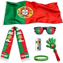 USA, Canada, Mexico World Cup Themed Hand Clappers Noisemaker Set - Eye Face Paint Blendable, National Flag, Fan Scarves, Wristbands and National Flag Glasses, Event Atmosphere Props