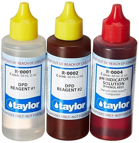 Taylor Replacement Reagent Refill Kits, Prevent Corrosion - Basic Refill Kit - 2 oz.