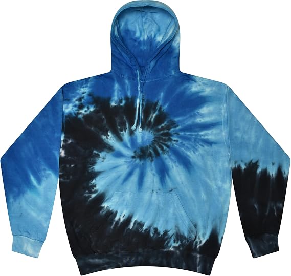 Colortone Tie Dye Pullover Hoodies for Women and Men - Classic Fit Sweatshirts
