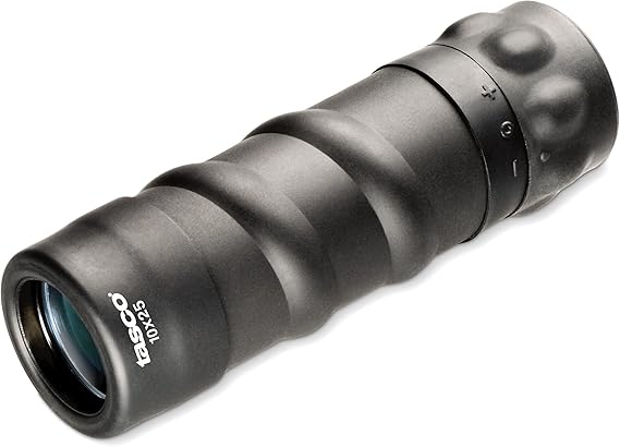 Tasco Essentials 10x25 Compact Roof Prism Monocular (Black)