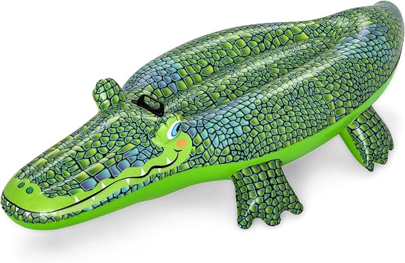 Bestway H2OGO! Buddy Crocodile Kids Ride-On Pool Float 60" x 28"