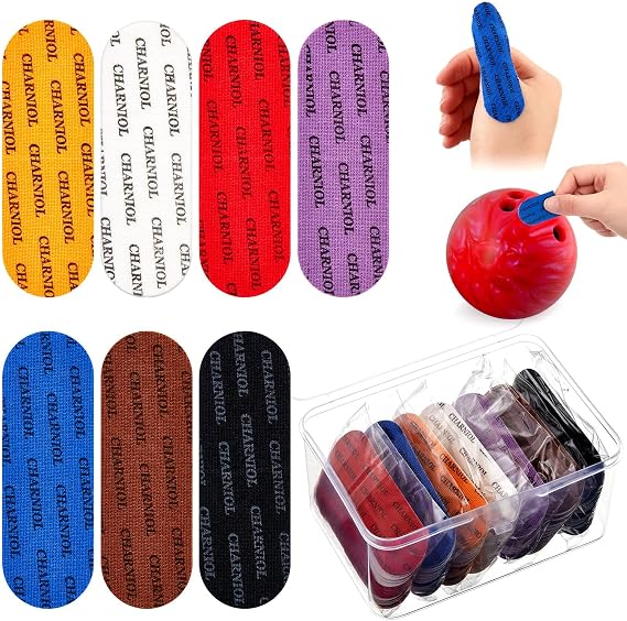 Charniol 140 Pcs Bowling Tape Bulk Bowling Finger Thumb Tape