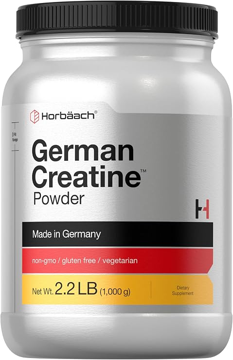Horbaach German Creatine Monohydrate Powder 1000g | Vegetarian, Non-GMO & Gluten Free Supplement