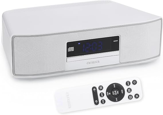 Aiwa - Exos Home 30W Bluetooth Speaker with CD Player and FM Radio